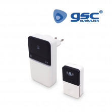 Timbre inalámbrico kinético con pulsador 100m 85dB 220V No necesita pila IP44 GSC C10/40