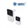 Timbre inalámbrico kinético con pulsador 100m 85dB 220V No necesita pila IP44 GSC C10/40