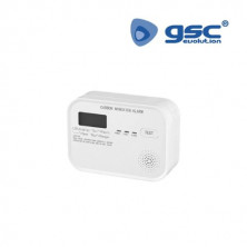 Detector monóxido de carbono con alarma 85db GSC C1/40
