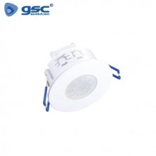 Detector movimiento empotrable techo Blanco Diámetro 76x35,7mm Sepako GSC