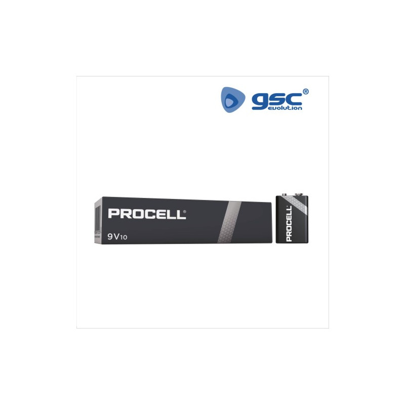 Pila Alcalina 9v Industrial Caja 10 Pilas PROCELL C1/5