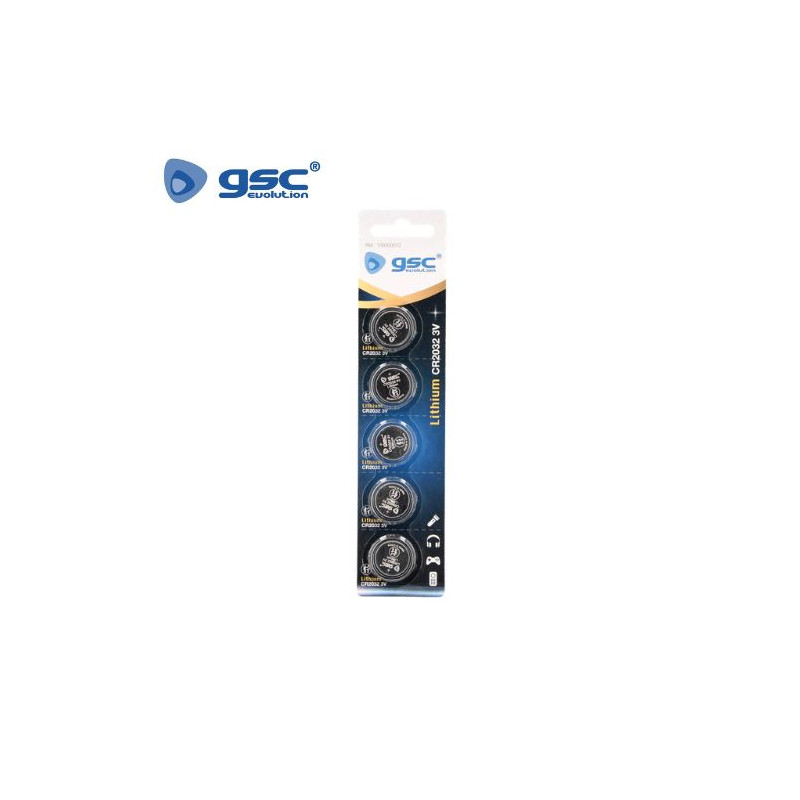 Pila Litio CR2032 3v Blister 5 pilas GSC C20/200