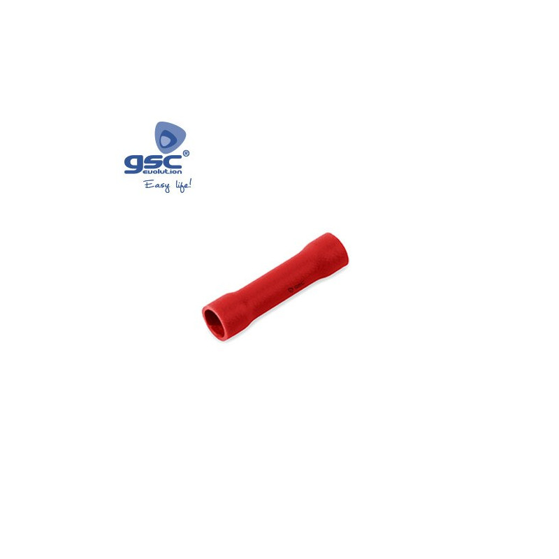 Manguitos preaislados para cable de 1,5mm Rojo Bolsa 50 unidades GSC