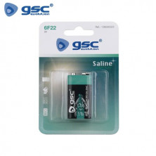 Pila Salina 9v 6F22 Evolucion Blíster 1 unidad GSC C12/144