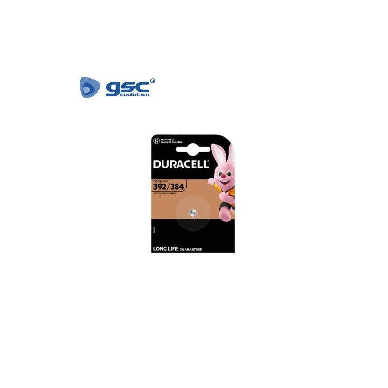Pila reloj botón SR41 384/392  Blister1 pila DURACELL C10/100
