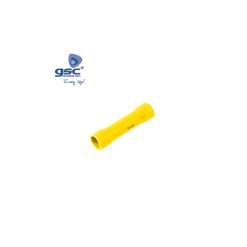 Manguitos preaislados para cable de 6mm Amarillo Bolsa 50 unidades GSC