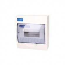 Armario eléctrico superficie 8 elementos Transparente 255x94x199mm GSC C1/16