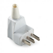 Clavija 25A 220V TT Hornos y cocinas Blanco Retractilado FAMATEL 10