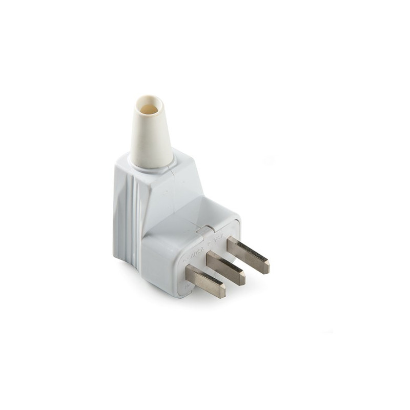 Clavija 25A 220V TT Hornos y cocinas Blanco Retractilado FAMATEL 10