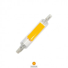 Bombilla Lineal LED R7s REGULABLE 78mm 4,2w 3000K 470Lm Diámetro 16mm 220V SILVER C1/10