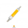 Bombilla Lineal LED R7s REGULABLE 78mm 4,2w 3000K 470Lm Diámetro 16mm 220V SILVER C1/10