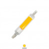 Bombilla Lineal LED R7s REGULABLE 78mm 4,2w 4000K 470Lm Diámetro 16mm 220V SILVER C1/10