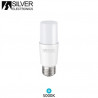 Bombilla Tubular LED T37 9w E27 5000K 806 Lm Diámetro 121mm ECONÓMICA SILVER C10