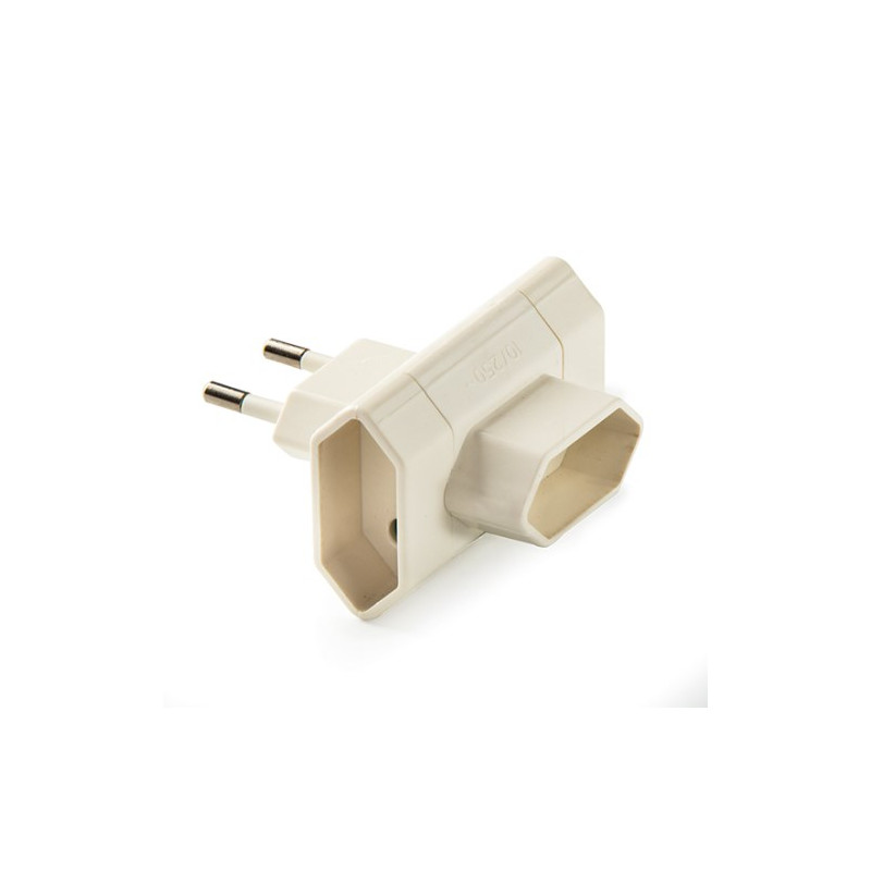 Adaptador Triple Blanco 10A-220V FAMATEL C1/25