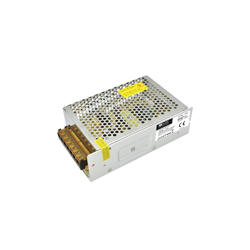 Fuente de alimentación para Tira de LED 12V 150w 12,5A IP20 SILVER