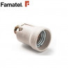 Portalámpara E27 Cerámico Blanco FAMATEL | 30