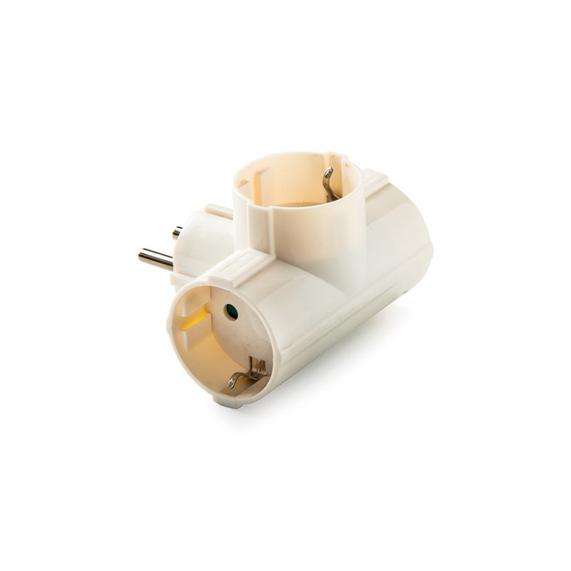 Adaptador Triple Laterial Blanco TT 16A-220V FAMATEL C1/10