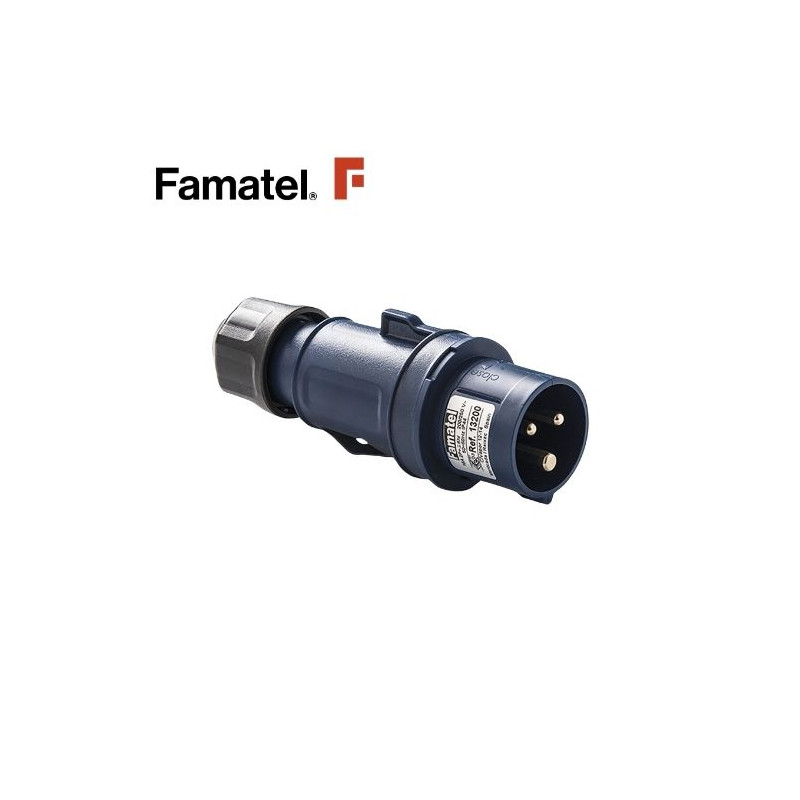 Clavija CETAC 2P+T 32A 220V IP44 FAMATEL | 5