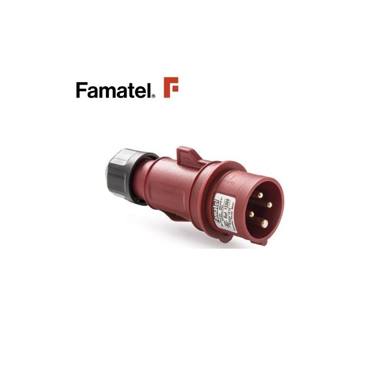 Clavija CETAC 3P+T 32A 380-415V IP-44 FAMATEL | 5
