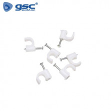 Grapillones para cable redondo de 5mm (En bolsa de 100 unidades) GSC C1/500