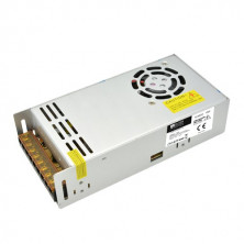 Fuente de alimentación para Tira de LED 24V 350w 15A con ventilador IP20 SILVER