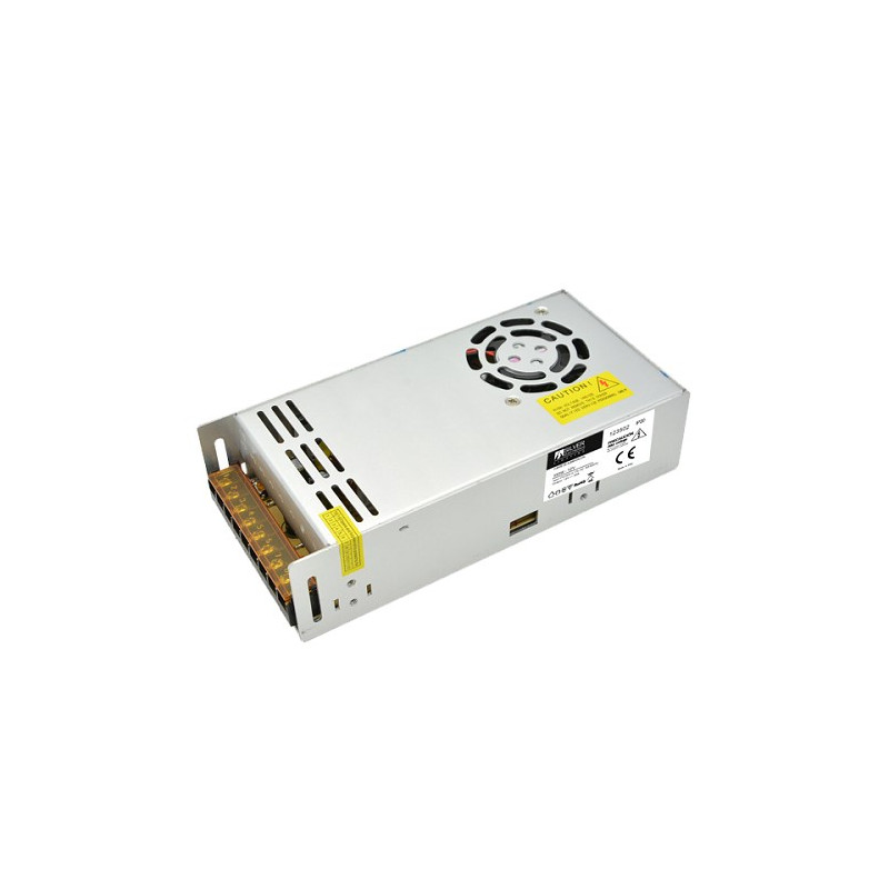 Fuente de alimentación para Tira de LED 24V 350w 15A con ventilador IP20 SILVER