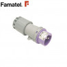 Clavija CETAC 2P+T 16A 20-25V IP44 FAMATEL C1/10