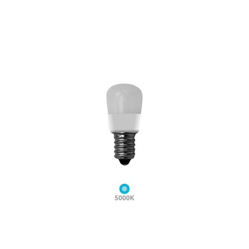 Bombilla E14 Pebetera LED 2w 5000K 250Lm para frigorífico 57x25mm PREMIUM SILVER C1