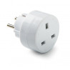 Adaptador Europeo inglés Blanco 13-16A-220V Blister FAMATEL C30