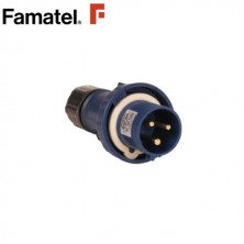 Clavija CETAC 2P+T 32A 220V IP67 FAMATEL