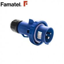 Clavija CETAC 2P+T 63A 220V IP67 FAMATEL | 1