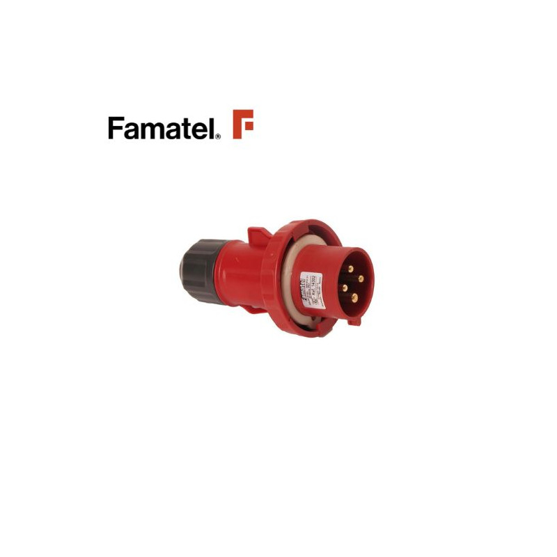 Clavija CETAC 3P+T 32A 400V IP67 FAMATEL