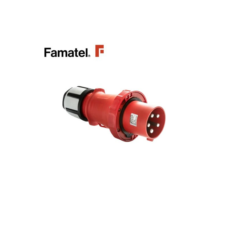 Clavija CETAC 3P+N+T 63A 380V 415V IP67 FAMATEL | 2