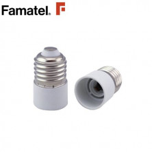 Portalámpara Conversor E27 Macho a E14 Hembra FAMATEL C1/10