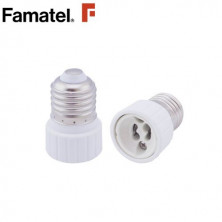 Portalámpara Conversor E27 Macho a GU10 Hembra FAMATEL C1/10