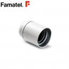 Portalámpara E27 Baquelita Liso Blanco FAMATEL C30