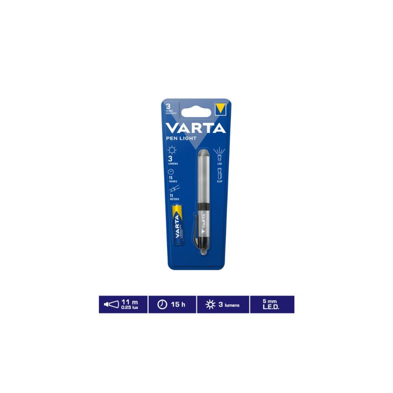 Linterna Easy Line LED Pen Light 3Lm (Funciona con 1 pila AAA incluida) VARTA