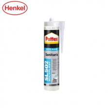 Pattex Silicona SL502 Sanitaria Cartucho 300ml - Transparente C25