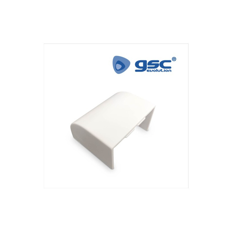 Tapa final para Canal 10x15mm Bolsa 4 uds GSC C25/250