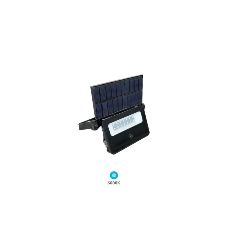 Proyector Solar Mini Exterior con sensor 8w 800Lm 6000K SILVER C1 UUS
