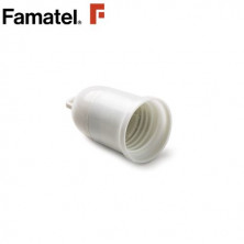 Portalámpara E27 Termoplástico Provisional para Obras Blanco FAMATEL | 60