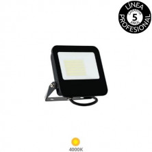 Proyector LED 30W 4000K 5250Lm Negro IP65 FORGE PRO+ Línea Profesional 5 años de garantía SILVER