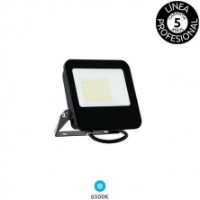 Proyector LED 50W 6500K 8750Lm Negro IP65 FORGE PRO+ Línea Profesional 5 años de garantía SILVER