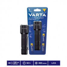 Linterna LED Aluminium Premium Light F30 Pro 400Lm (Funciona con 3 pilas AAA incluidas) VARTA
