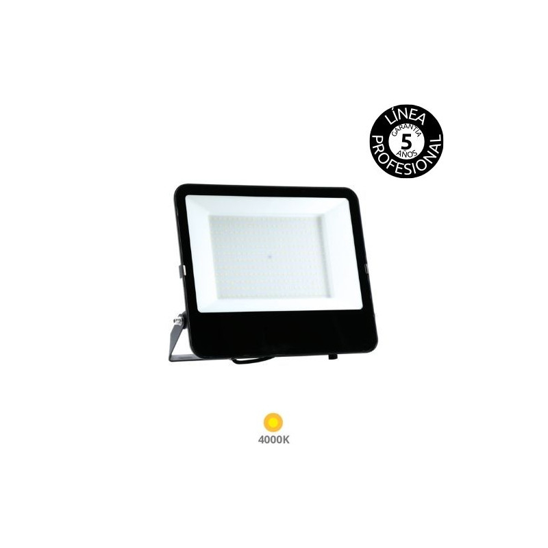 Proyector LED 100W 4000K 17500Lm Negro c/conector IP68 FORGE PRO+ Profesional 5 años garantía SILVER