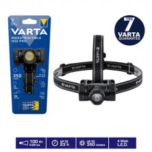 Linterna Indestructible Frontal H20 Led 4w 350Lm (Funciona con 3 pilas AAA incluidas) IP67 VARTA
