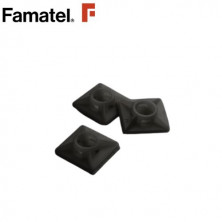 Base brida adhesiva Negra 4,8mm (En bolsa de 25 unidades) FAMATEL