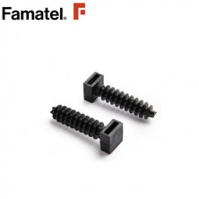 Taco brida presión Diámetro 8mm negro (Bolsa de 50 unidades) FAMATEL C20