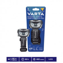 Linterna LED Outdoor Sports H30R Wireless Pro Head Light RECARGABLE Y Regulable 400Lm IPX7 VARTA