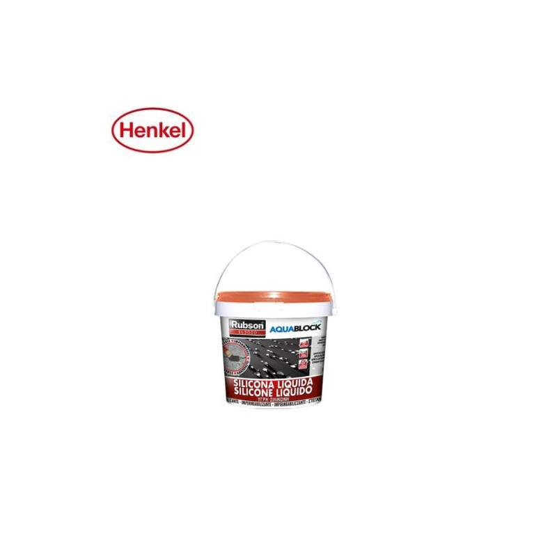 Rubson Silicona Líquida Aquablock SL3000 1Kg Teja C4